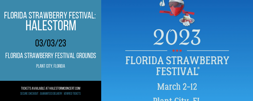 Florida Strawberry Festival: Halestorm at Halestorm Concerts