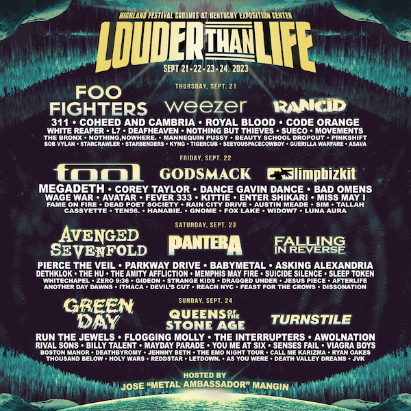 Louder Than Life Festival: Nine Inch Nails, Bring Me The Horizon & Evanescence - Thursday at Halestorm Concerts